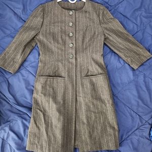 🎀CHANEL🎀 Quarter sleeve Wool Blazer/Jacket 42